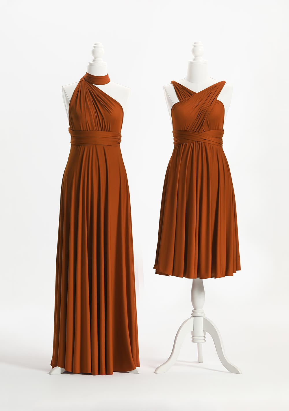 72Styles Burnt Orange Multiway Infinity Dress