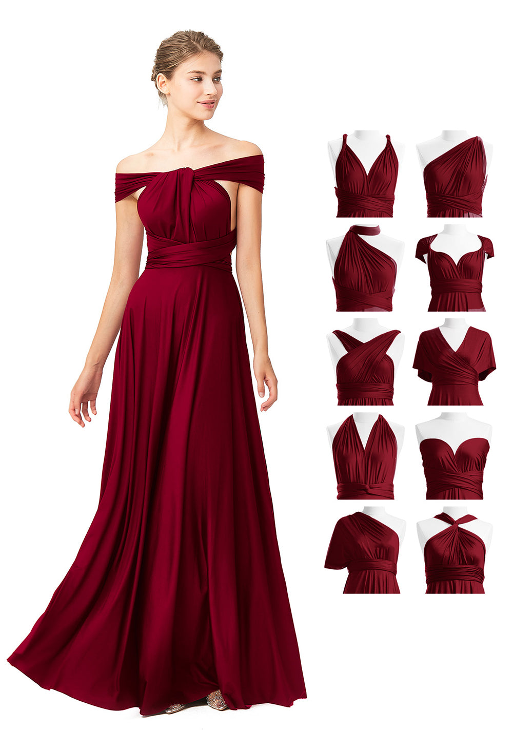 Multiway Convertible Infinity Evening Dress
