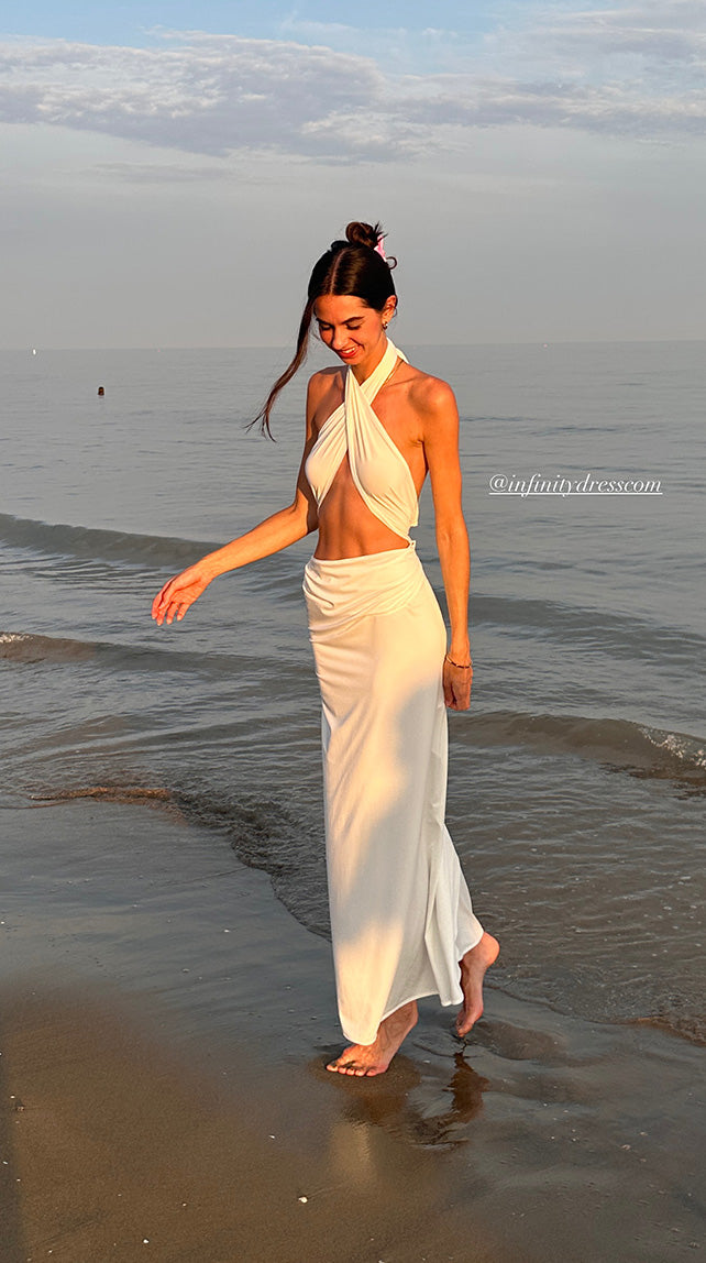 Sandsea white infinity beach dress