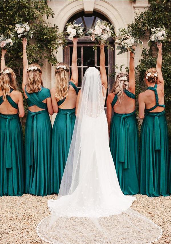 Teal Multiway Infinity Dress - InfinityDress.com