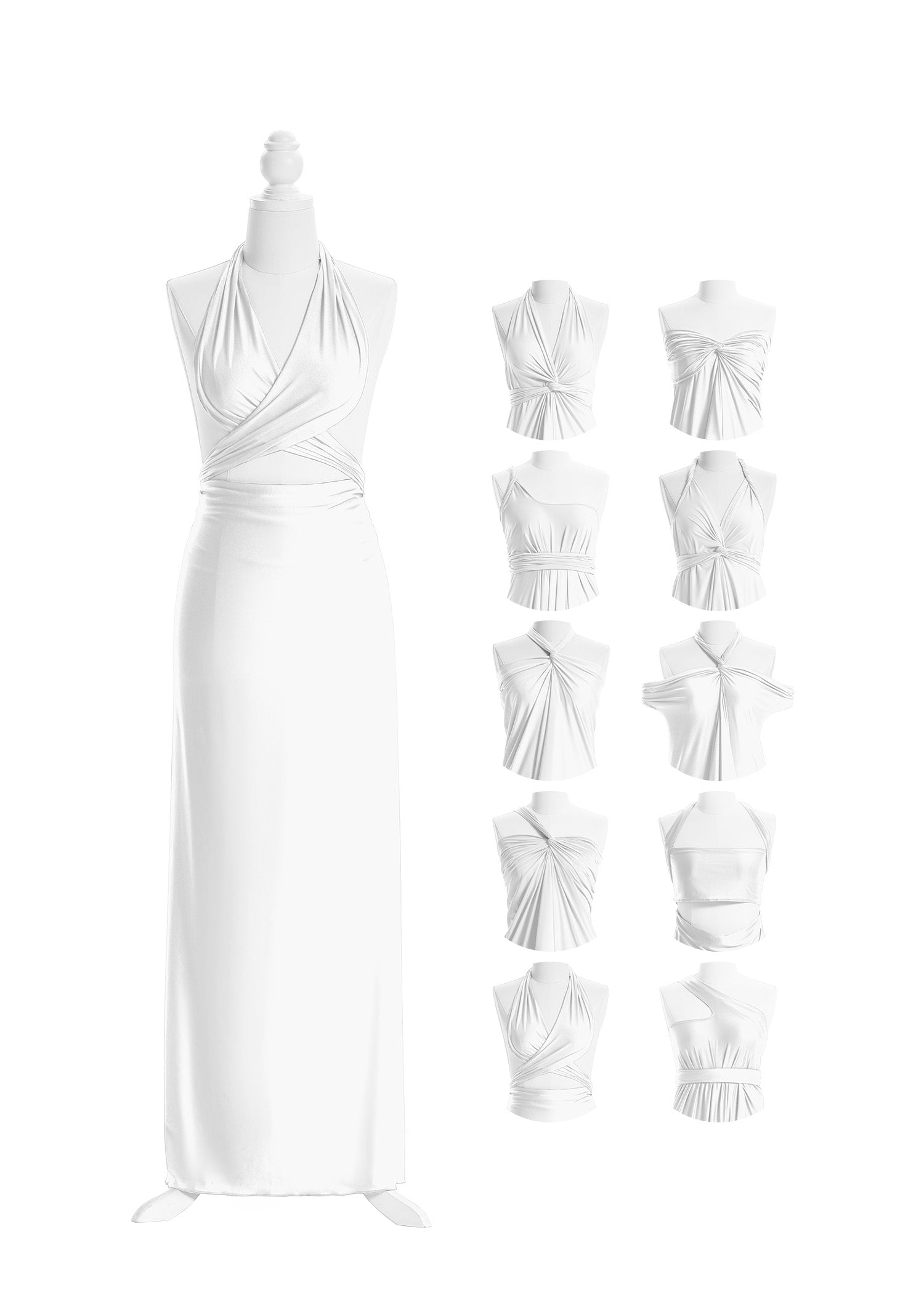 SandSea™ White Infinity Beach Dress